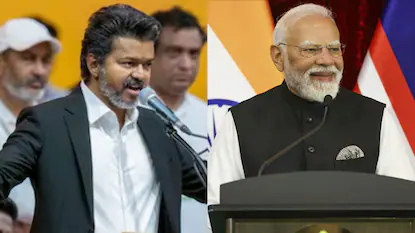 తమిళనాడు సీఎం విజయ్, పీఎం మోదీ