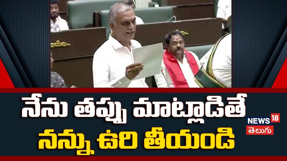 Harish Rao : నేను తప్పు చెబితే ఉరి తీయండి! రాఘవ కన్స్ట్రక్షన్స్పై హరీష్ రావు ఫైర్!