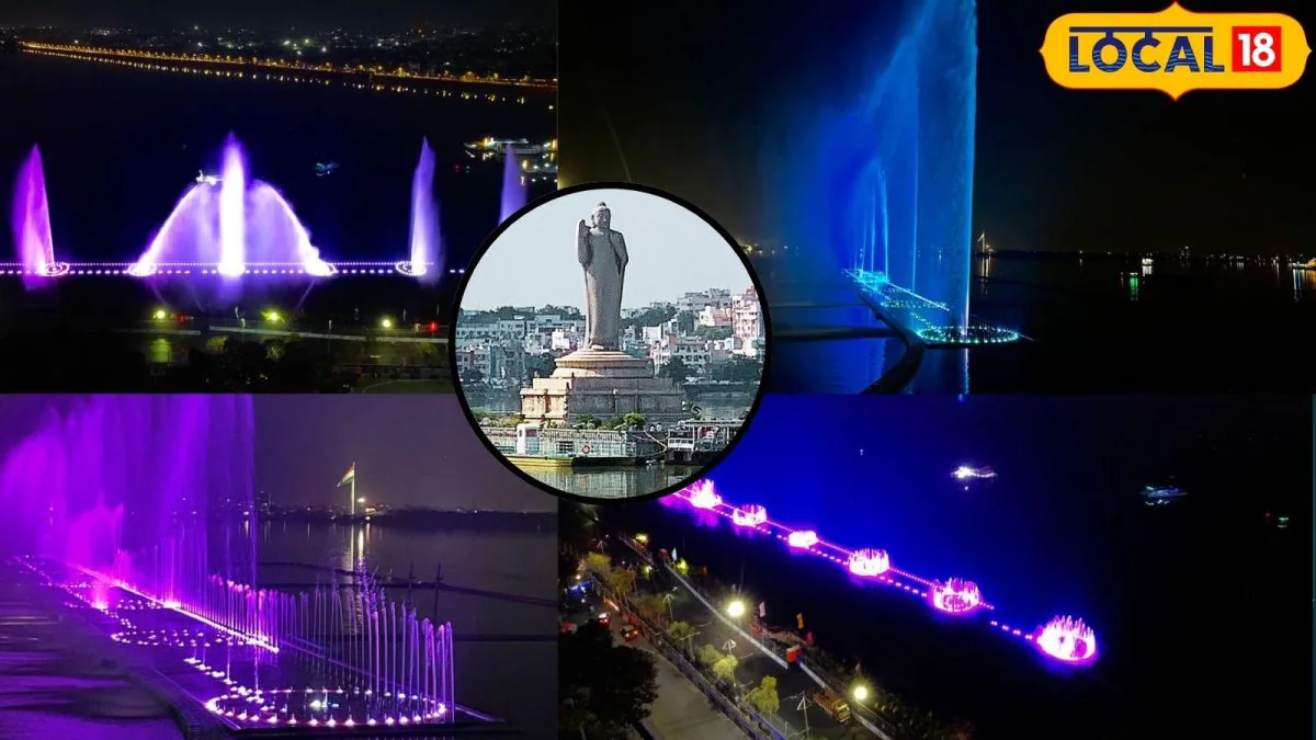 Floating Musical Fountain: హుస్సేన్ సాగర్‌లో దేశంలోనే అతిపెద్ద తేలియాడే మ్యూజిక్ ఫౌంటెన్‌.. దుబాయ్‌కి పోటీ ఇస్తున్న భారత్..! | తెలంగాణ వార్తలు