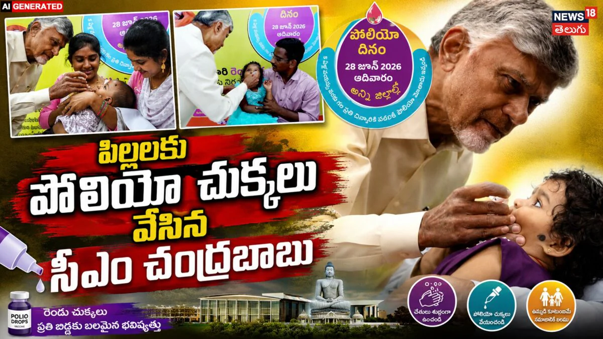 Chandrababu Launches Pulse Polio Drive : ఉమ్మడి కుటుంబాలే సమాజానికి బలం!