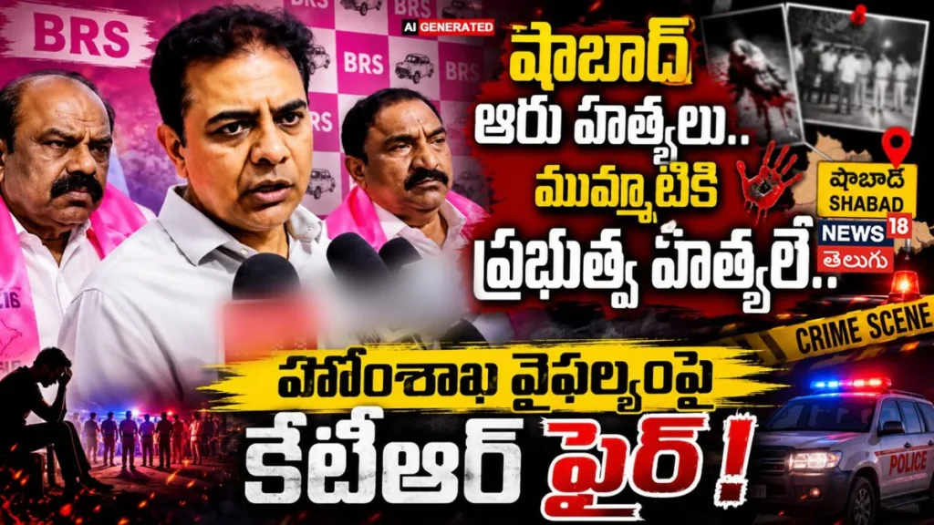 KTR Sensational Comments : హోంశాఖ వైఫల్యంపై కేటీఆర్ సంచలన ఫైర్! | ACTPnews
