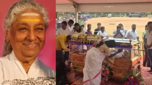 S Janaki: ముగిసిన ఎస్ జానకి అంత్యక్రియలు.. కన్నీటి వీడ్కోలు పలికిన అభిమానులు | తెలుగు సినిమా వార్తలు | ACTPnews