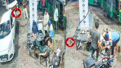 CNG Gas Filling Station Accident