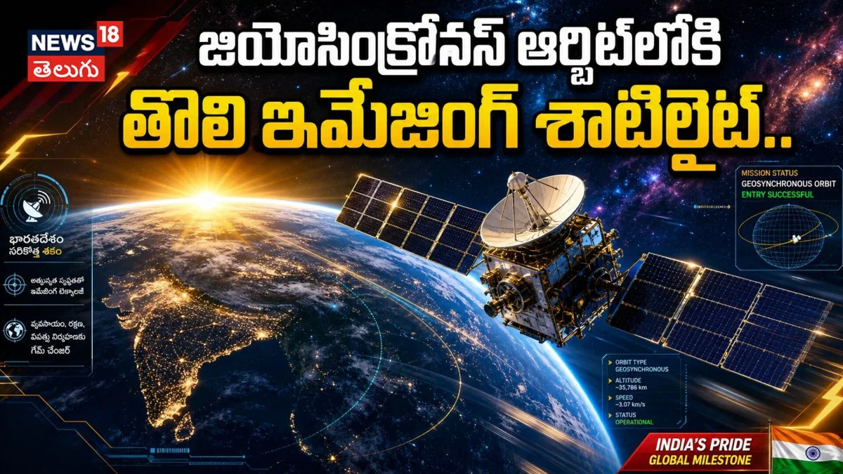 ISRO GSLV-F17 Launch : జియోసింక్రోనస్ ఆర్బిట్లోకి తొలి ఇమేజింగ్ శాటిలైట్..