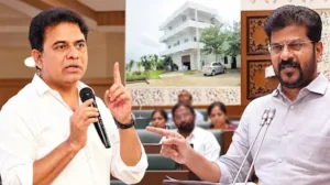 KTR vs REVANTHREDDY: KCR భూస్వామి, గోడలపై రాతలు రాసుకున్న నీకు ప్యాలెస్‌ ఎలా వచ్చింది..? రేవంత్‌రెడ్డిపై KTR కౌంటర్ ఎటాక్ | తెలంగాణ వార్తలు | ACTPnews